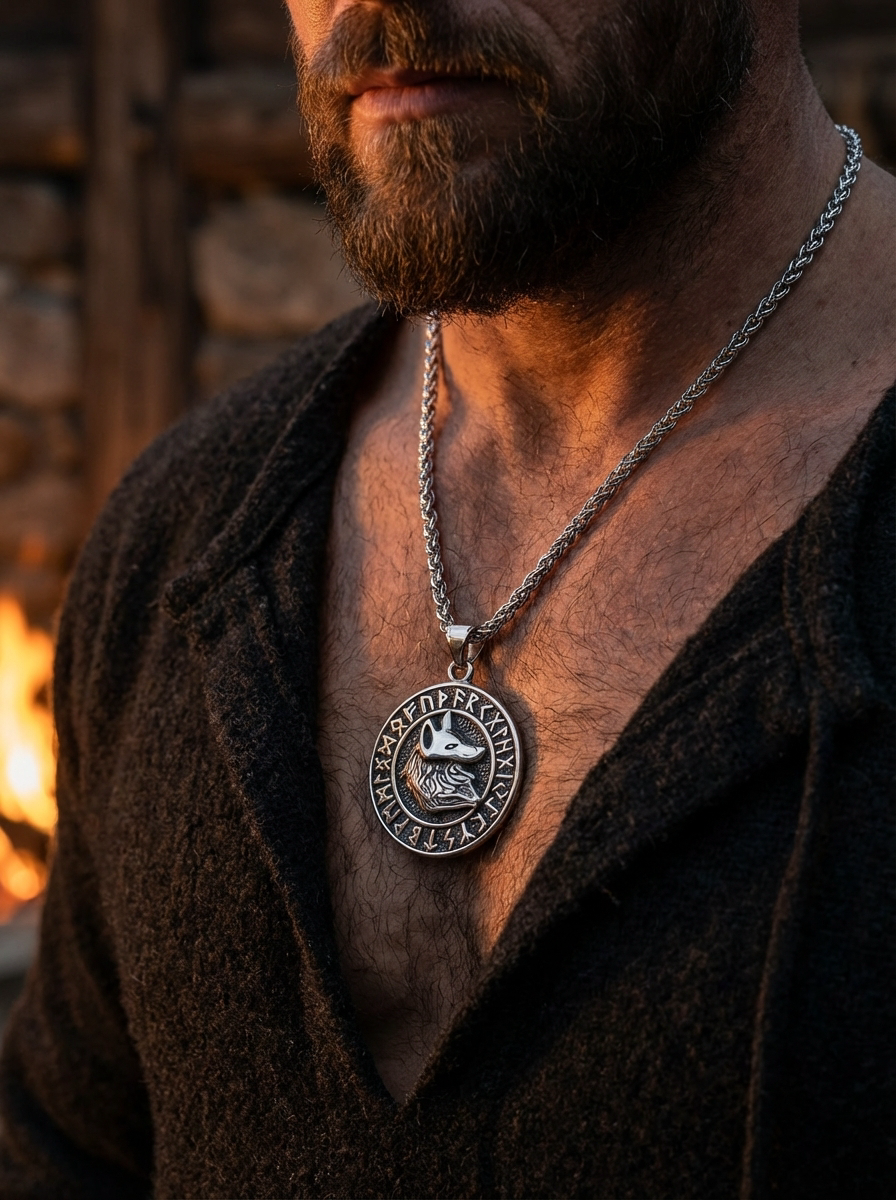 Iron Wolf Amulet