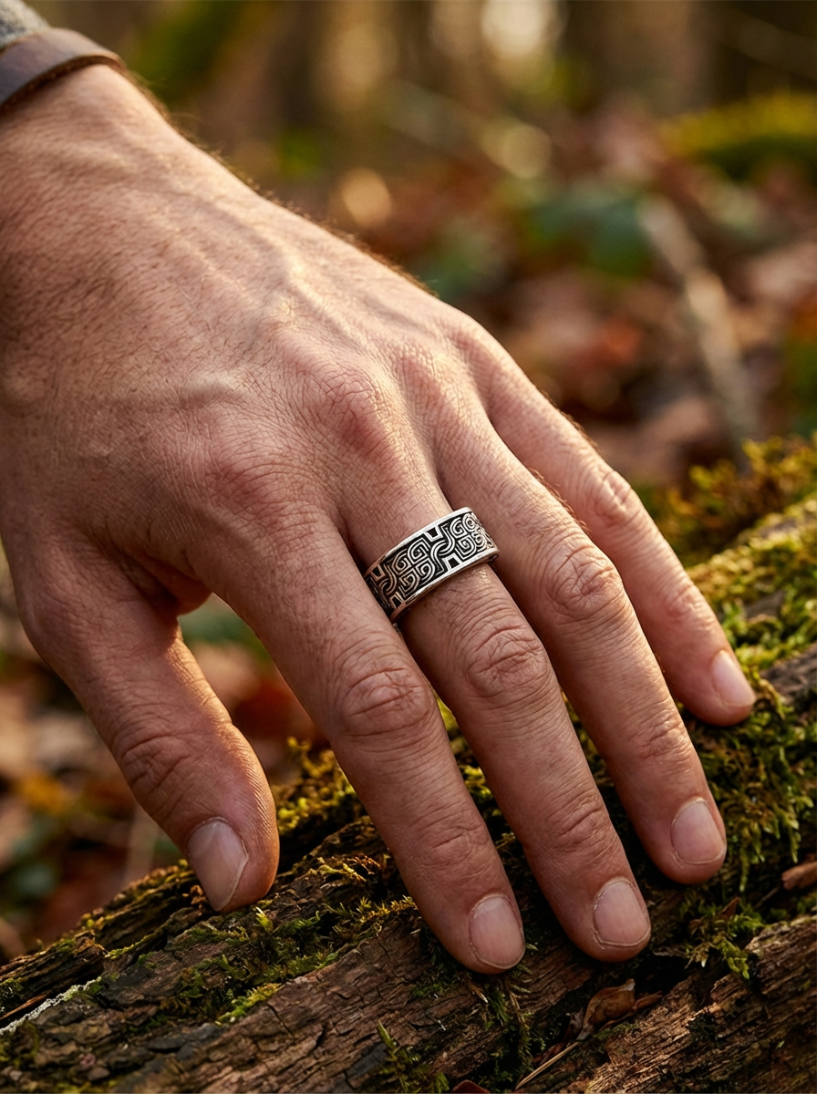 Crimson Norse Ring