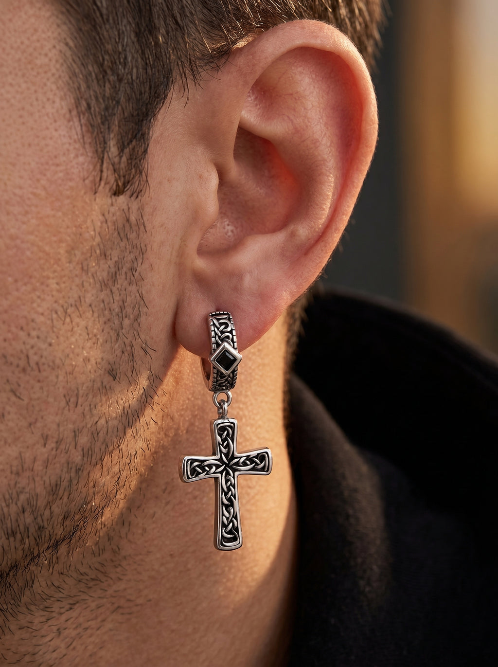 Aesir Cross Earring