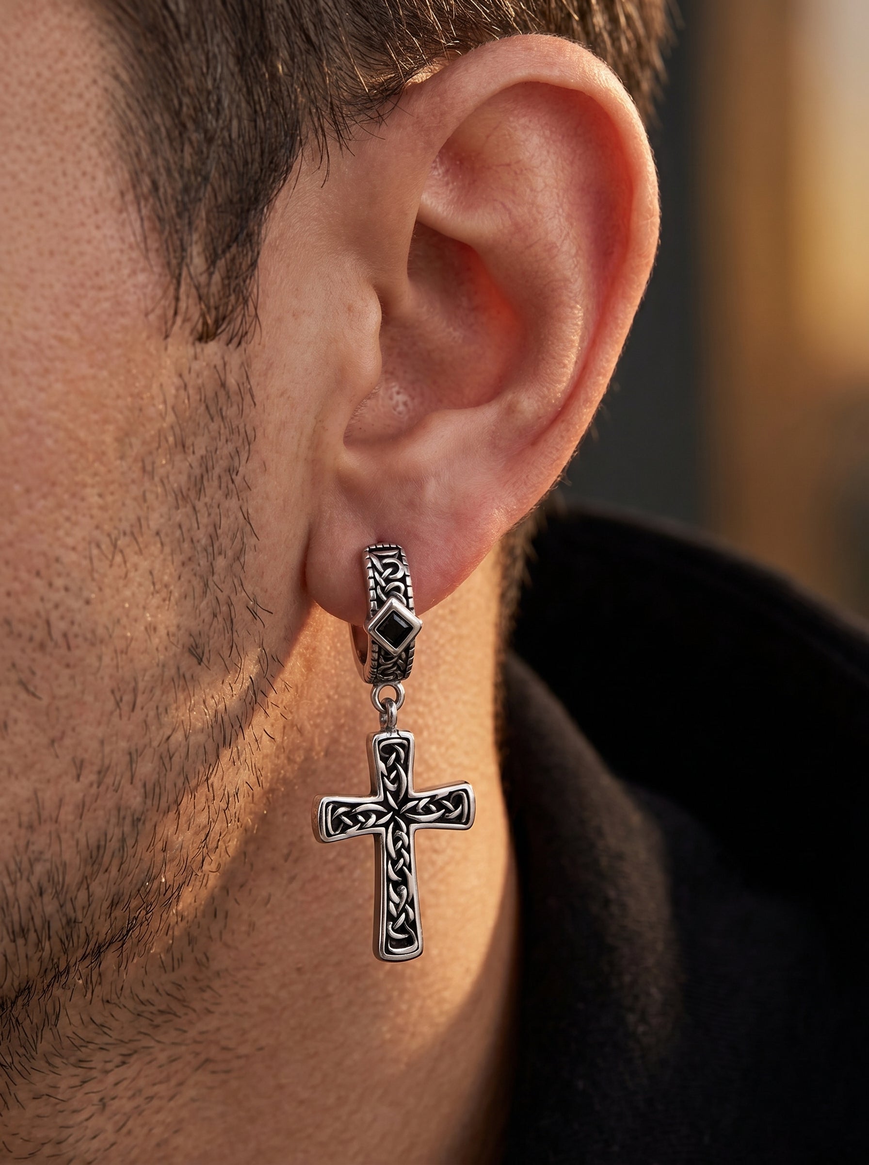 Aesir Cross Earring